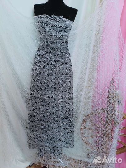 Паутинка пуховая, платок