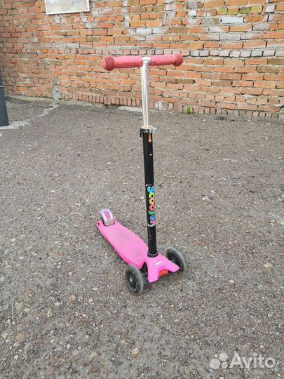 Самокат детский трехколесный бу