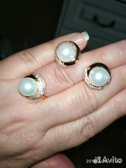 Серьги, кольца