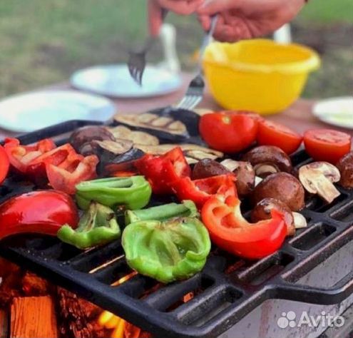 Решётка гриль чугунная