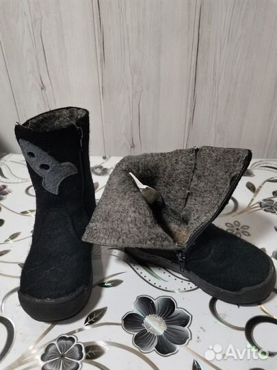 Ботиночки детские на войлоке