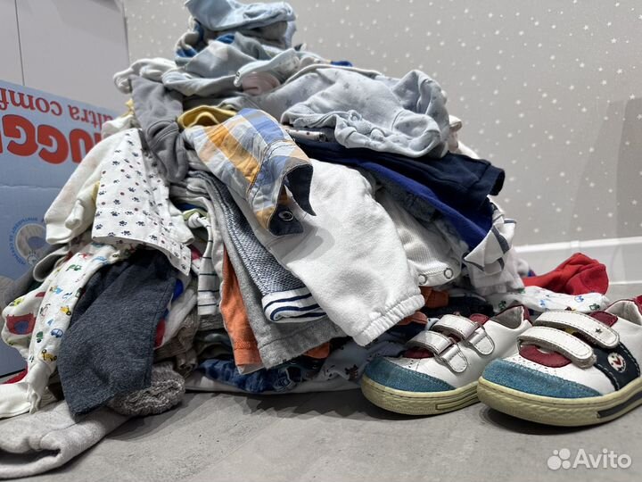 Коробка вещей на мальчика