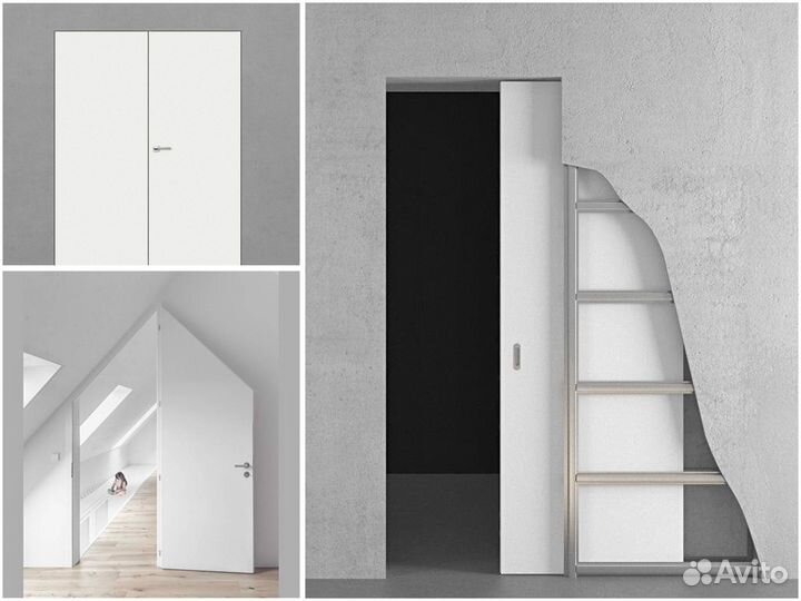 Дверь скрытая под покраску