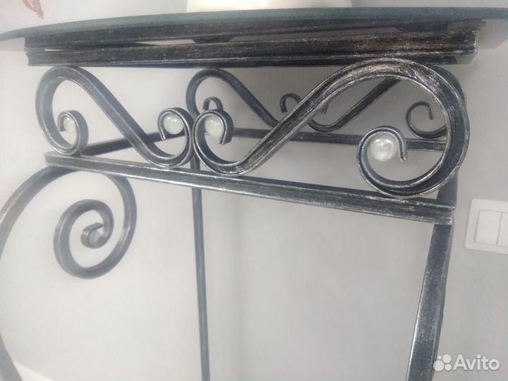 Консоль кованая