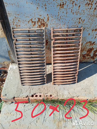 Колосники чугунные бу 2шт