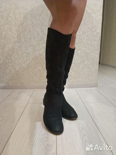 Сапоги замша 37 демисезон