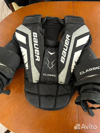 Вратарский нагрудник jr bauer classic