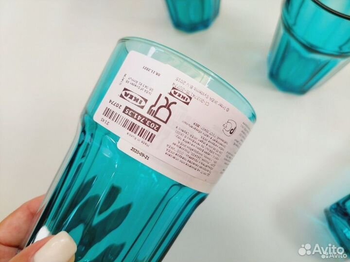 Набор стаканов IKEA 5шт новый