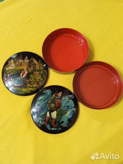 Пудреница СССР шкатулка винтаж