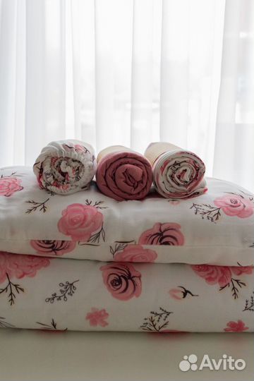 Постельное белье, пеленки. Из муслина