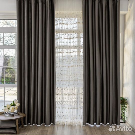 Комплект штор сатен Адора Мускат