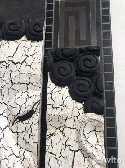 Скульптура настенная триптих