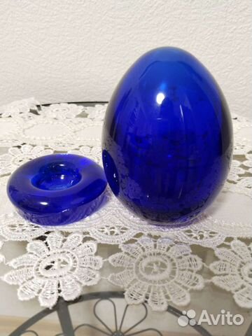 Яйцо стекло винтаж
