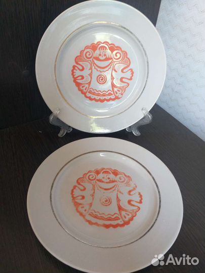 Детские тарелки СССР с рисунком