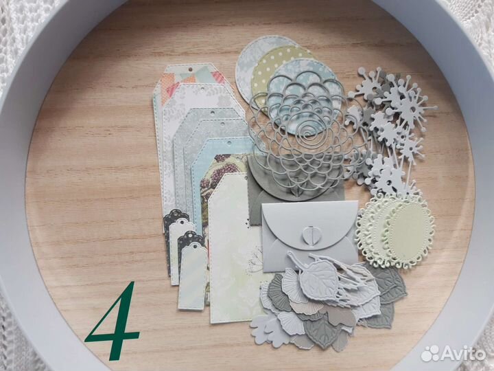 Скрапбукинг. Вырубка в наборах. Большой выбор