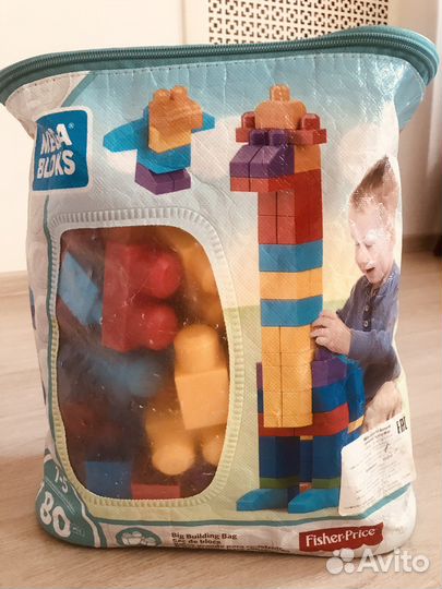 Конструктор мега блокс Fisher-Price 80 деталей