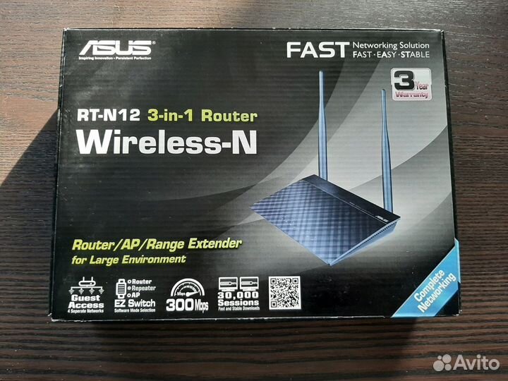 Wi-Fi роутер Asus RT-N12