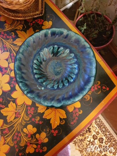 Посуда СССР цветное стекло