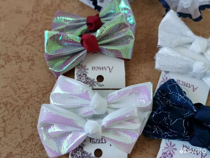 Бант школьный для волос