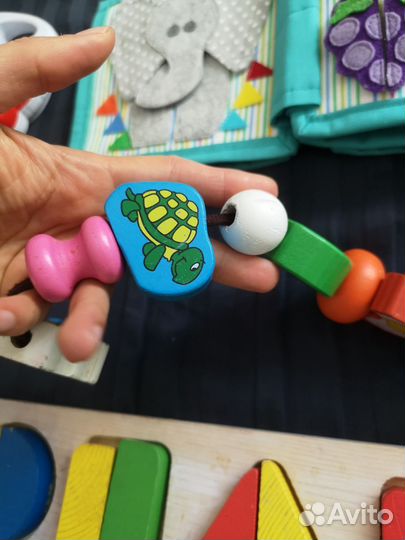 Развивающие игрушки, мягкая книга