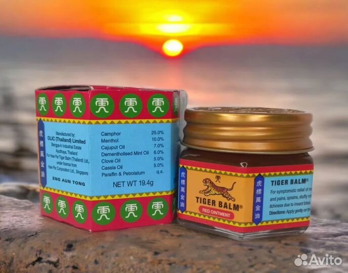 Тайский бальзам Красный Тигр 19,4гр