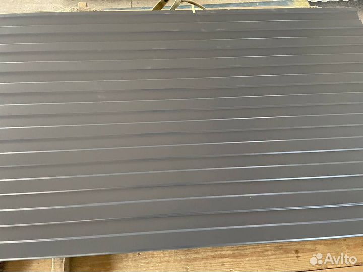 Профнастил н/к 2 метра Серый графит 7024 0,45мм