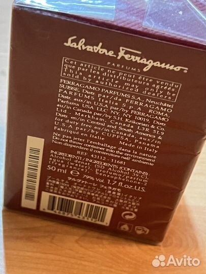 Salvatore Ferragamo Pour Homme 50ml винтаж