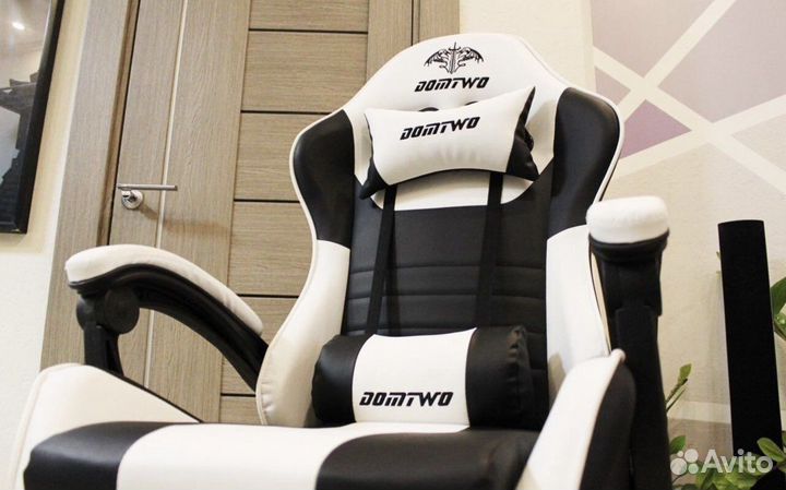 Компьютерное кресло белое