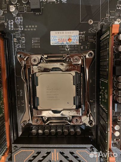 Комплект с 2 процессорами xeon 2667v4 и 64 гб DDR4