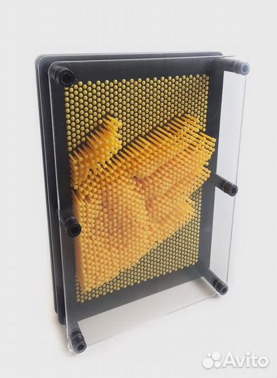 3D скульптор пинарт 12,5х17,5 см, желтый