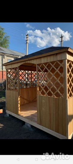 Деревянные беседки