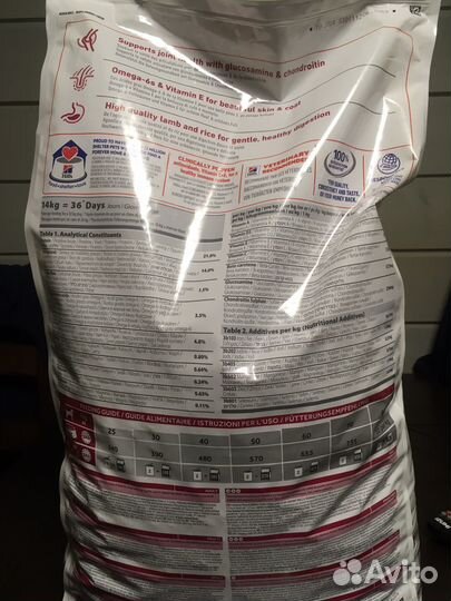 Сухой корм для собак крупных пород