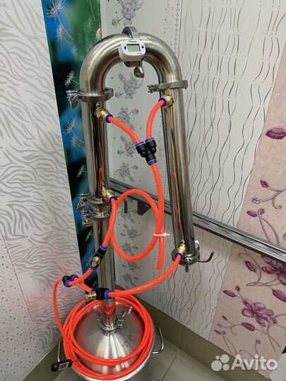 Бражная колонна на кубе 28 литров с полным комплек