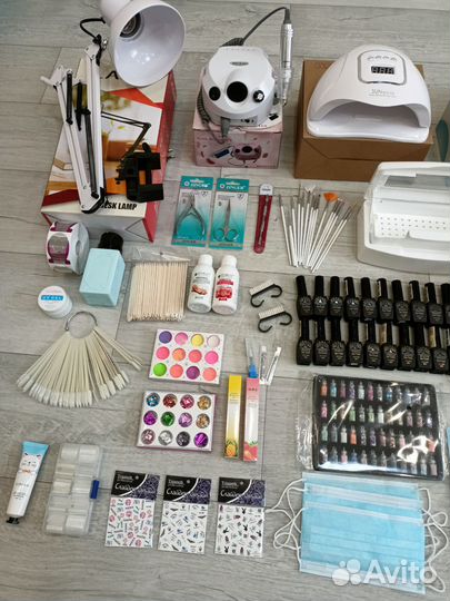 Набор для маникюра, наращивания, дизайна ногтей