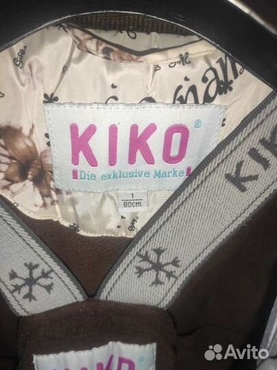 Зимний костюм kiko 80см (1-3года)