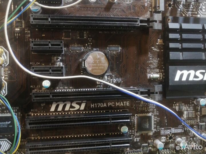 Материнская плата msi h170A сокет 1151