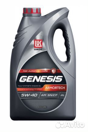 Масло Lukoil Genesis Armortech 5w40 4л синтетика