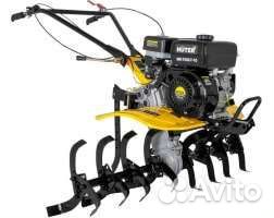 Мотоблок Huter 7.0 л.с. Фрезы, колёса, сцепка