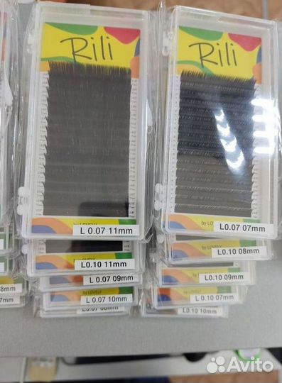 Ресницы для наращивания Rili (и другие бренды)