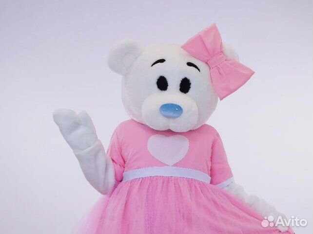 Поздравление от мишки (Ростовая кукла)