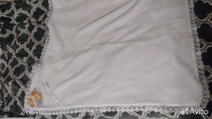 Одеялко уголок на выписку или крещение