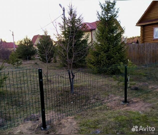 Сетка для забора 3d