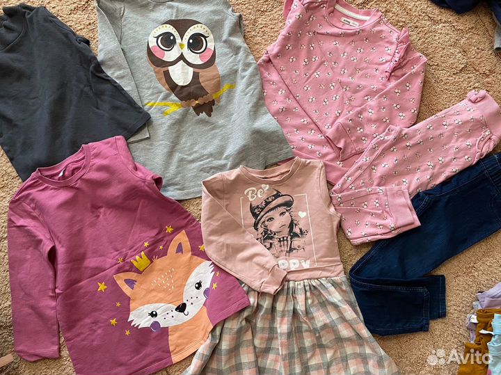 Пакет вещей на девочку 104-110