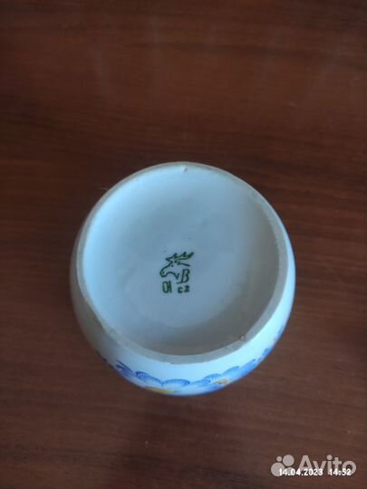 Сахарница фарфор СССР Вербилки