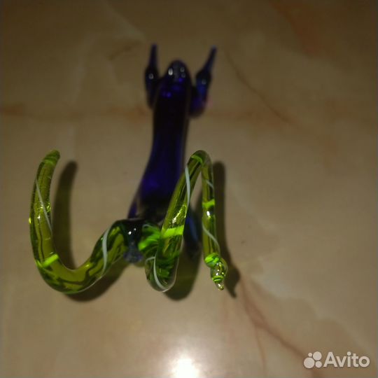 Фигурки из цветного стекла СССР, под реставрацию