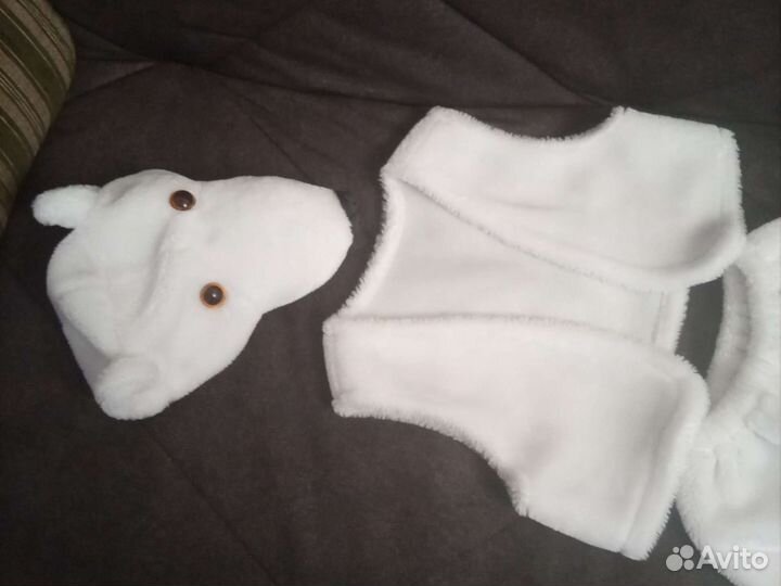 Белый мишка костюм