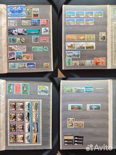 Почтовые марки флот. Альбом целиком