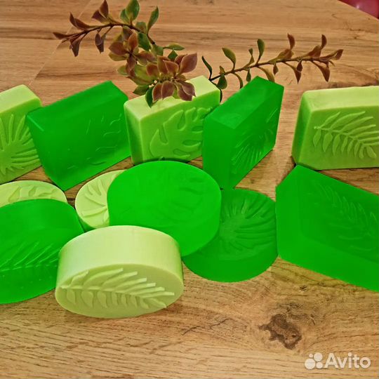 Натуральное мыло ручной работы с ароматом Канабис