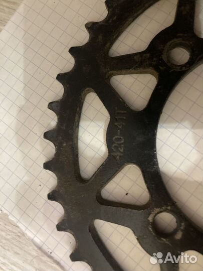 Звезды и цепь для питбайка