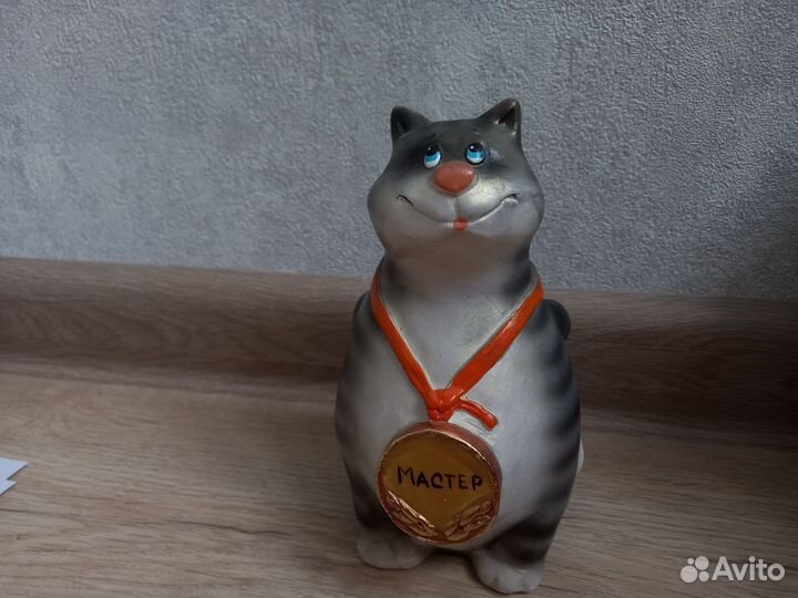 Копилка Кот (керамика ручная)